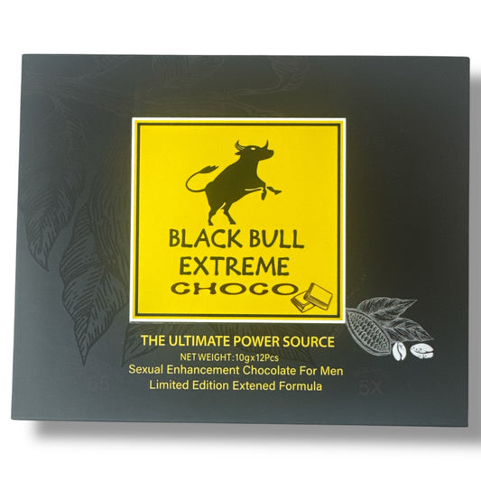 Black Bull Extreme Choco – Premium Herbal Chocolate for Men | 12 Pieces